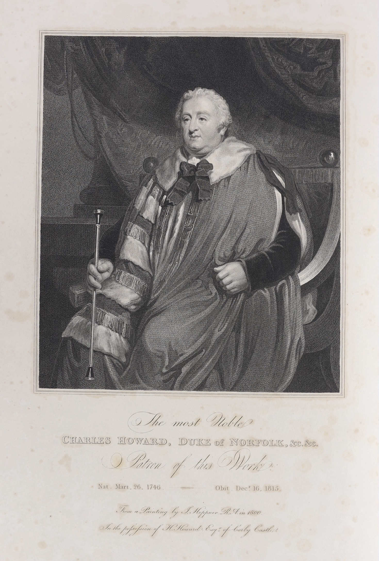 SUSSEX: Cartwright, Edmund - The Parochial Topography of the Rape of Bramber, in the Western Division of the County of Sussex. Vol. II. Part the Second. 3 portraits, 3 hand coloured maps (2 folded), 2 plans, a facsimile